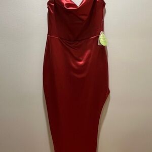 Windsor Asymmetrical Red Dress